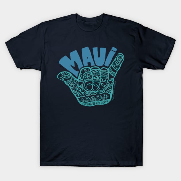 HANG LOOSE MAUI T-Shirt by Jitterfly